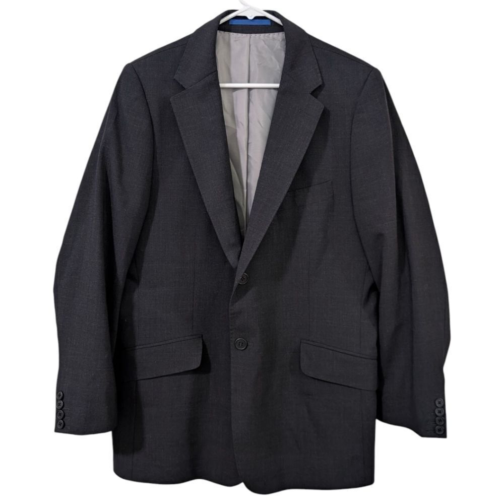 Rohan Envoy Jacket Men's 42 Reg Wool Blend Tailored Technology Blazer - Navy